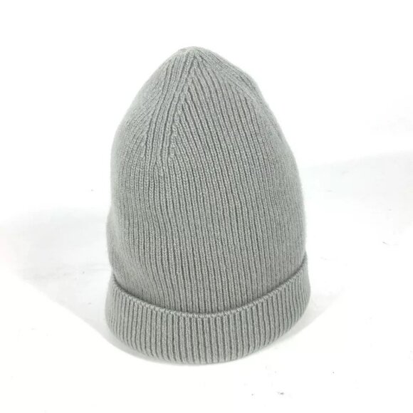 LOUIS VUITTON logo beanie hat knit hat knit cap Knit hat Cashmere GreenBased - Picture 9 of 15